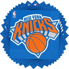 513604 - Toys Inch New York Knicks Paper Luncheon Napkins 6.5 16 Pcs. Perfect For Game Day