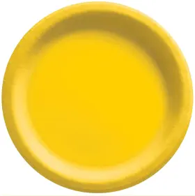 64015-09 - Toys Yellow Sunshine Disposable Paper Plates 6.75ftft 20 Count Perfect For Birthda