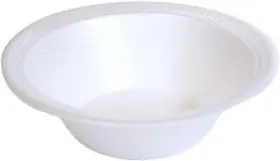 Trading 237/bs White Plastic Bowls - 12 Oz. 100 Count Bpa-free Microwavable Soup Bo