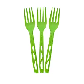Transitions2earth 853384002128 Compostable Forks - Made From Corn Box Of 200 7.7 Inches Green Large