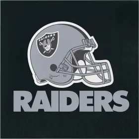Trendware 196504110809 Las Vegas Raiders Napkins 48 Ct