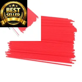 Tsurpcao 616943711349 Spray Can Straws Replacement Extension Straw Red 50 Pack