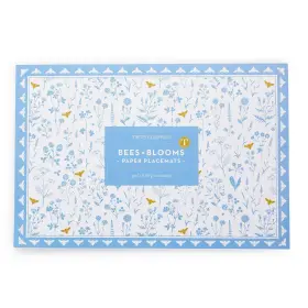 54150 Twos Company Bees And Blooms 40-pieces Paper Placemat Book -