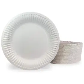 Under The Sun Products 810164850003 9 Inch Uncoated Paper Plates For Everyday Use - Pack Of 100ct 100