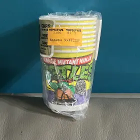 Unique 011179011865 Vtg Tmnt Teenage Mutant Ninja Turtles Party Supply Cups Sealed Lot Of 8
