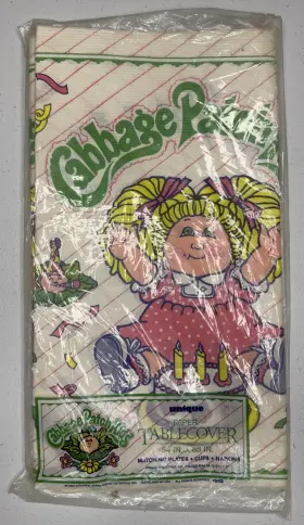 Unique 011179054237 Cabbage Patch Kids 1983 80s Vintage Large Table Cover Paper Rare