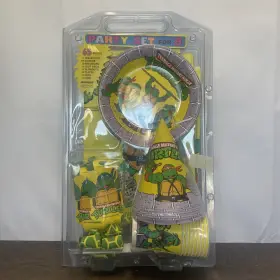 Unique 011179119851 Rare Vintage 1989 Tmnt Mirage Studio 65 Piece Party Set For 8 Sealed Package Nos