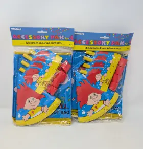 Unique 011179142088 Vintage 1992 Trolls New Birthday Party Accessory Supply Pack 2 4 Sets Nos