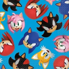 Unique 011179218073 Sonic The Hedgehog Luncheon Napkins 16ct