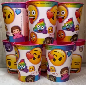 Unique 011179509478 8 - Emoji 16oz Plastic Party Cup Cups Collectible Souvenirs Reusable Rare Unique 011179509478 8 - Emoji 16oz Plastic Party Cup Cups Collectible Souvenirs Reusable Rare