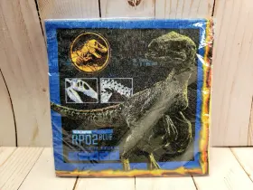 Unique 011179576524 Jurassic World Park Paper Napkins Velociraptor Birthday Party Dinosaur 16 Ct