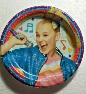 Unique 011179775446 Jojo Siwi Party Plates Nickelodeon Girls Fun Supplies