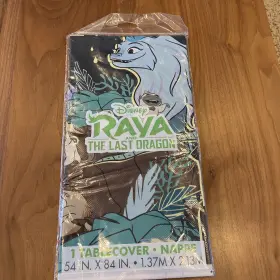 Unique 011179782932 Disney Raya And The Last Dragon Plastic Table Cover Tablecover Birthday Party Rare