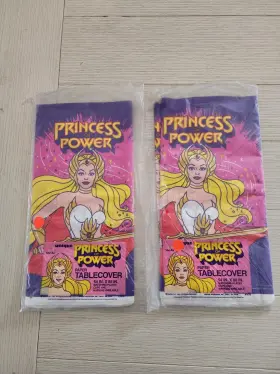 1473 Unique Vintage New She-ra Princess Of Power Party Paper Tablecover 54 Inch X88 1985 Mattel