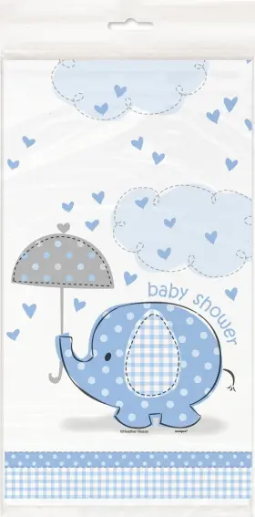 41693 Unique Blue Elephant Boy Baby Shower Plastic 84 Inch X 54 Rectangular 41693 Unique Blue Elephant Boy Baby Shower Plastic 84 Inch X 54 Rectangular