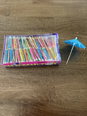 4916 Unique Drink Cocktail Picks Umbrellas Assorted Approx 110