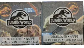 57653 Unique Jurassic World Table Cover Plastic T-rex Birthday Party Supplies Dinosaur 2 Pks
