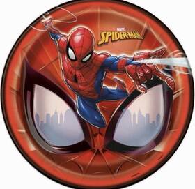 Unique 59225 Spiderman 8 Ct 9 Inch Luncheon Paper Plates