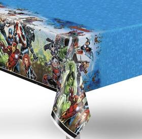 Unique 59703 Avengers Rectangular Plastic Table Cover - 54 Inch X 84 1 Pc