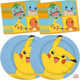 Unique 705354006912 Pokemon Plates And Napkins For 16 Birthday Decorations Party Off