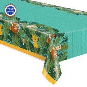 Unique 79823 Table Cover Disney Lion King Rectangular Plastic 54 X