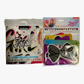 79928 Unique Nickelodeon Jojo Siwa Life Is A Party Decoration 6 Banner And Table Cover. New