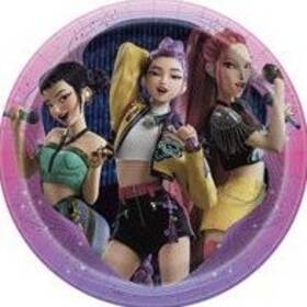 Unique Industries 011179371167 K-pop Demon Hunters 7 Inch Dessert Plates- Pack Of 8