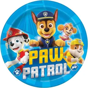 77425 Unique Industries Paw Patrol Plates Birthday Party Tableware 9-inch Paper Plate Lot Of 48