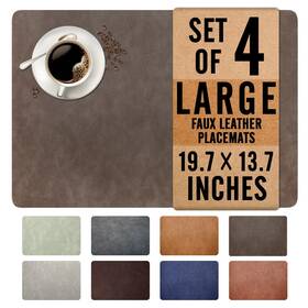 Univo Colors Pm85 Univocolors Washed Cowhide Pattern Faux 19.7 X 13.6 Inches Dark Brown
