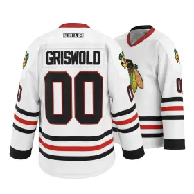 Unlc 745833787062 Griswold Youth #00 Movie Hockey Jersey Stitched Letters And Numbers Authenti