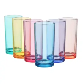 Us Acrylic 080844093079 Classic Plastic Reusable Drinking Glasses Water Tumblers Assorted