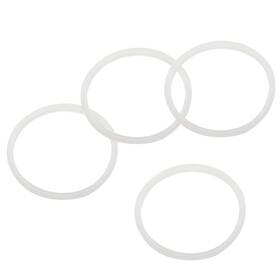 Uxcell A24082800ux2847 40oz Replacement Rubber Lid Seals 4 Pcs 3 Inch Diameter O White