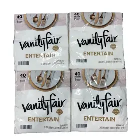 Vanity Fair 042000355155 Entertain Dinner Napkins 4 Pack 160 3-ply Total