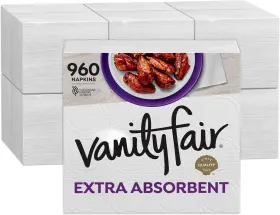 35236 Vanity Fair Extra Absorbent Premium Paper 960 Count Pack Of 1 White
