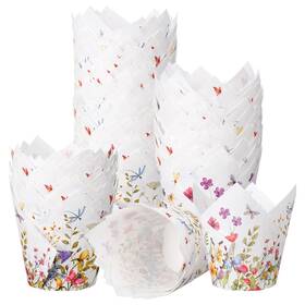 Vesici Bs-vesici-2310 200 Counts Wildflower Tulip 2 X 3.5 Inches/ 5.08 8.89 Cm Multicolor