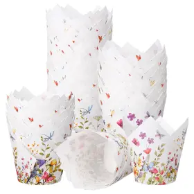 Bs-vesici-2310 Vesici 200 Counts Wildflower Tulip 2 X 3.5 Inches/ 5.08 8.89 Cm Multicolor
