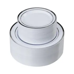 Vevor 197988651789 Plastic Disposable Plates 350 Pcs Dinnerware Set For Party And Wedding