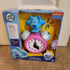 Viacom 417766108005 New In Box Blues Clues Play And Learn Clock. Look At Pictures A Bit Worn