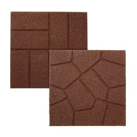 Vigoro 445009080098 16 Inch X 3/4 Brown Dual-sided Rubber Paver 9-pack Vigoro 445009080098 16 Inch X 3/4 Brown Dual-sided Rubber Paver 9-pack