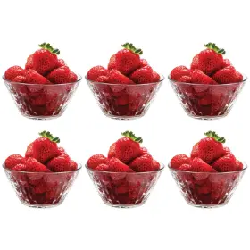 Vikko 614608703784 Glass Bowls Set Of 6 Dessert 7 Ounce Dish For Candy Ki
