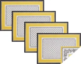 Villeroy & Boch 026865950915 And Audun Reversible Patterned Cotton Fabric 14x20 Multicolor