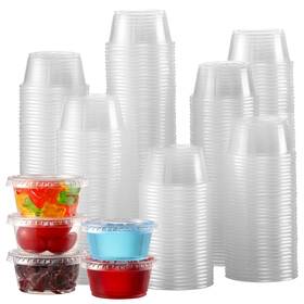 Vitever Vsdc-2oz-260 260 Sets - 2 Oz Jello Shot Cups Small Plastic Containers With Lids Airtight