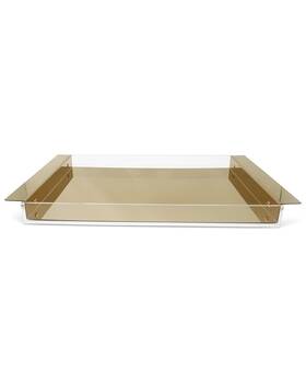 Vivience 30506929600000 Acrylic Tray Yellow