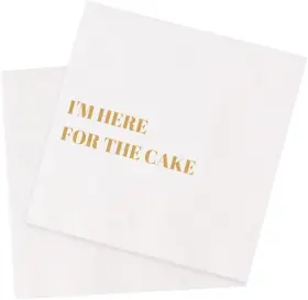 Vowfoo 701814873438 Funny Cocktail Napkins 100pcs Quotes Saying Disposable Paper Party