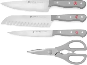 1065660401 W Sthof Gourmet Grey 4-pc Chefs Essentials Set 4-piece Gray