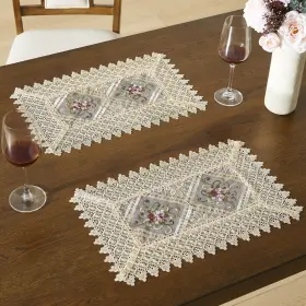 Warm Home Designs 810091079324 Gold Lace Placemats Set Of 18 Inch X 13 Rectangular Linen Warm Home Designs 810091079324 Gold Lace Placemats Set Of 18 Inch X 13 Rectangular Linen