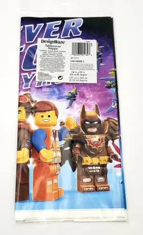 571711 Warner Brothers Reserved Lego Movie 2 4 Tablecloth Covers 54 Inch X 84 Plastic Kids Birthday