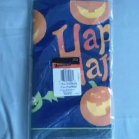 Way To Celebrate 073525523064 Spooky Night Happy Halloween Paper Tablecover