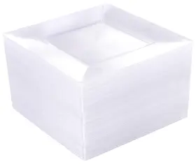 Wdfes02c-60 Wdf 60pcs Clear Plastic Plates-9.5inch Square Disposable Plates - Premium