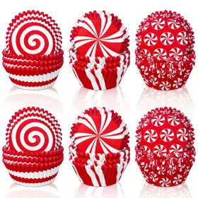 W11323 Whaline 600pcs Christmas Candy Cupcake Liners Peppermint 5 X 3cm/2 1.2 Inch W11323 Whaline 600pcs Christmas Candy Cupcake Liners Peppermint 5 X 3cm/2 1.2 Inch